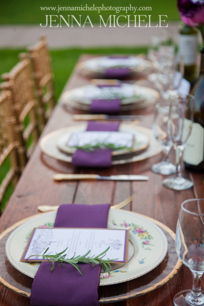 A Chair Affair Radiant Orchid weddings Jenna Michele Photography