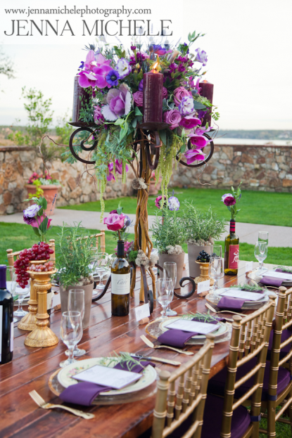 Radiant Orchid Tuscany Inspiration Bella Collina Weddings A Chair Affair