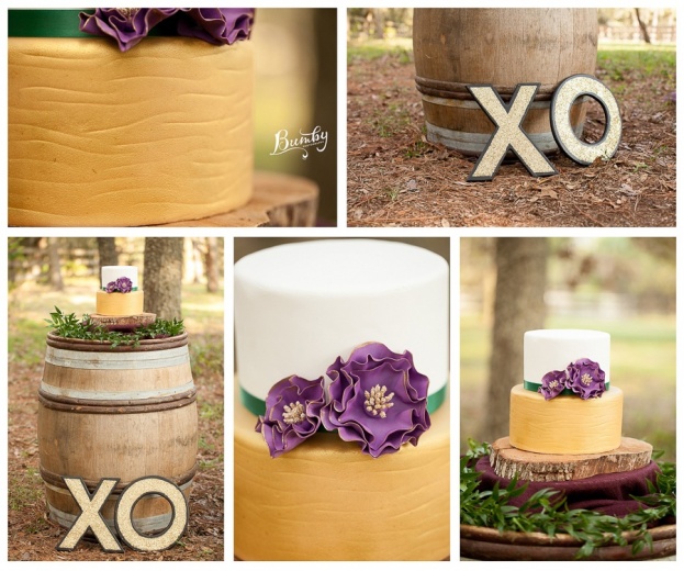 Bumby Photography-A Chair Affair-Wedding Cake Wooden Barrel-Rustic Glam Wedding Photo Shoot-Orlando Weddings