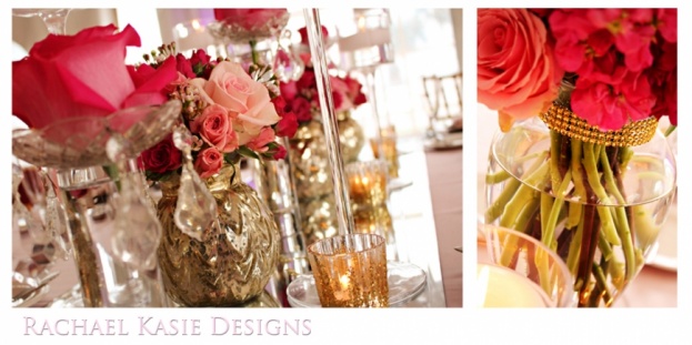 Pink and gold wedding, Hammock Beach Resort, Rachael Kasie Designs, A Chair Affair Event Rentals, Rose Centerpieces