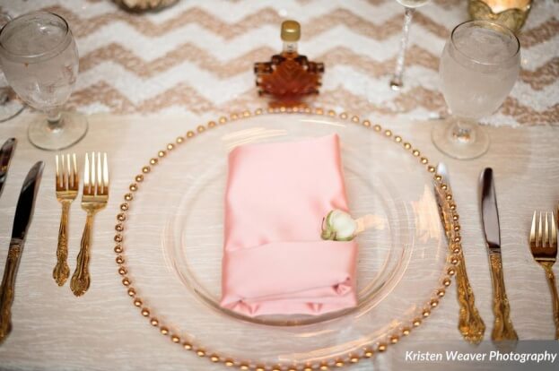 Blush and Gold Wedding, Tavern and Chapel in the Garden, Kristen Weaver Photography, A Chair Affair Event Rentals