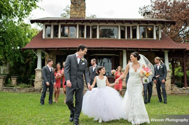 Tulle Flower Girl Dress, Tavern and Chapel in the Garden, Kristen Weaver Photography, A Chair Affair Event Rentals