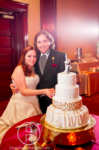 Wedding Cake Stands, Gold Cake Stand, Ballroom at Church Street, Orlando Wedding Pix, A Chair Affair Rentals