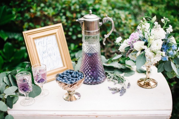 Lavender Blueberry Cocktails