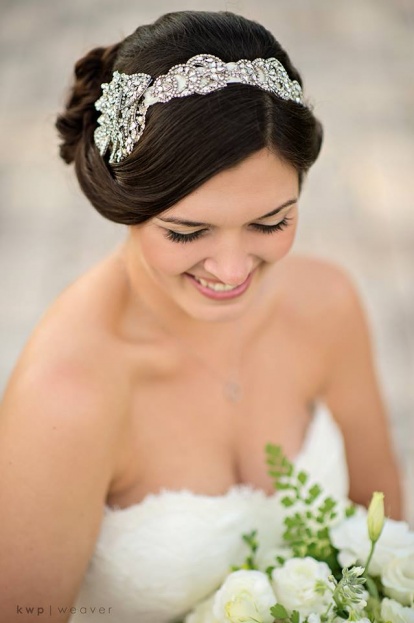 Bridal Hair Accessory with Rhinestones