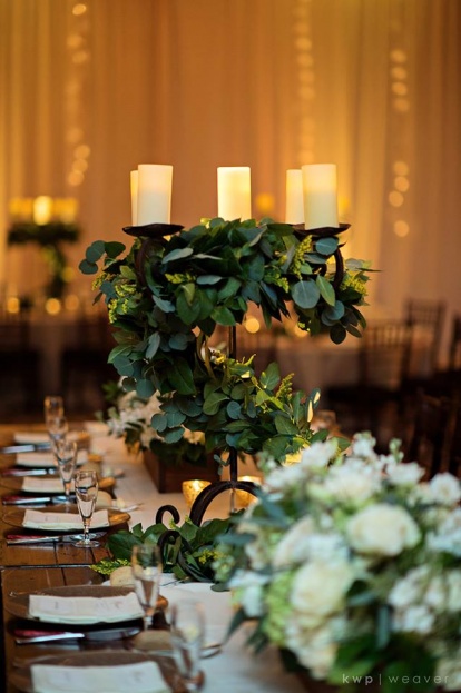Greenery Wedding Floral Centerpiece