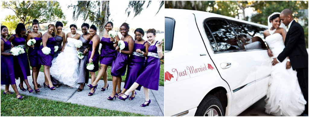 Polasek Museum and Sculpture Garden Purple bridesmaid dress Orlando weddings A Chair Affair blog