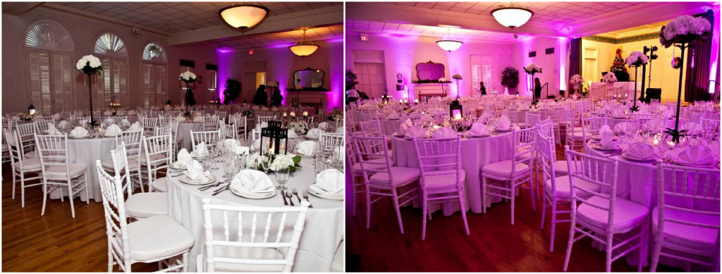 Womans Club of Winter Park White chiavari chairs Vintage vines A Chair Affair Blog