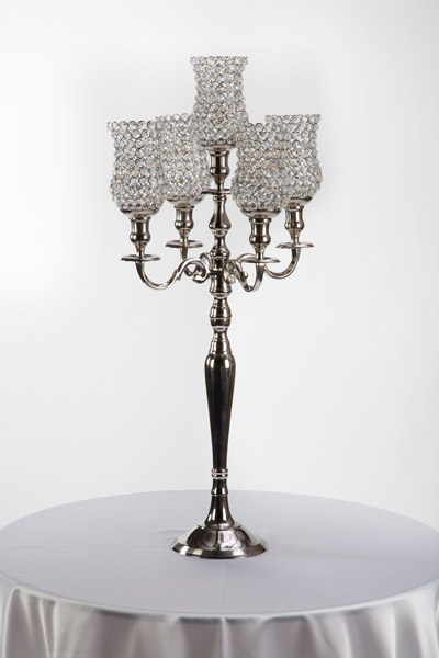 3-foot crystal candelabras A Chair Affair Inc. 