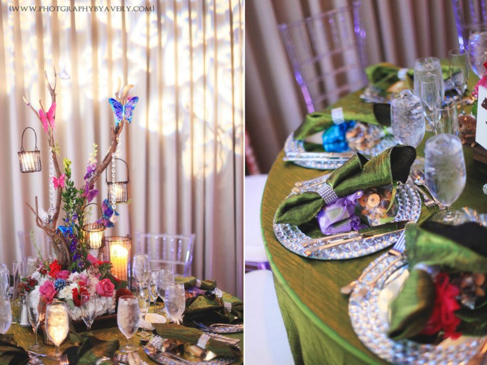 Bohemian Hotel Celebration: Fantasy Garden Wedding: Jackie & David