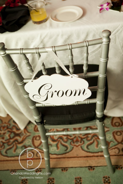 Brian Pepper, Reunion Resort, A Chair Affair, Groom Chair
