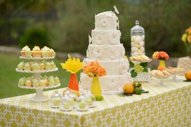 Clearly In Focus, Garden Chateau, A Chair Affair, Citrus floral cake