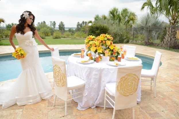 Clearly in focus photo-the garden chateau-ACA-bride near main table