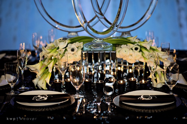 Kristen Weaver Photography, Aloft Orlando, A Chair Affair, Swan Lake Table Setting