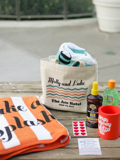 Florida Beach Wedding Welcome Bags - Gifts for Guests