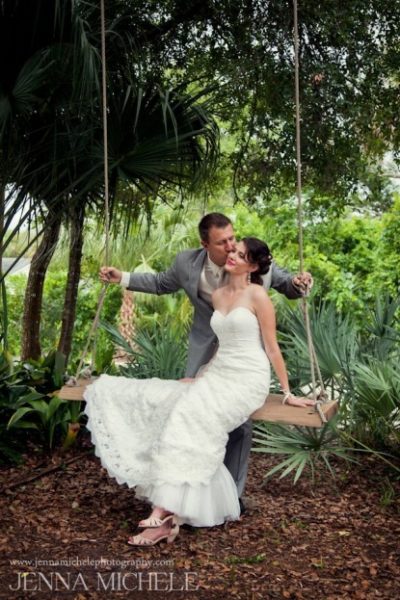 Chair Affair Marissa and Dean Jenna Michele Photography Swing Kiss