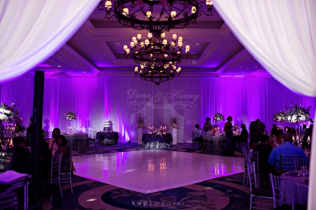 Ritz Carlton Grande Lakes: Dana and Henry's Purple Elegance Wedding - A ...