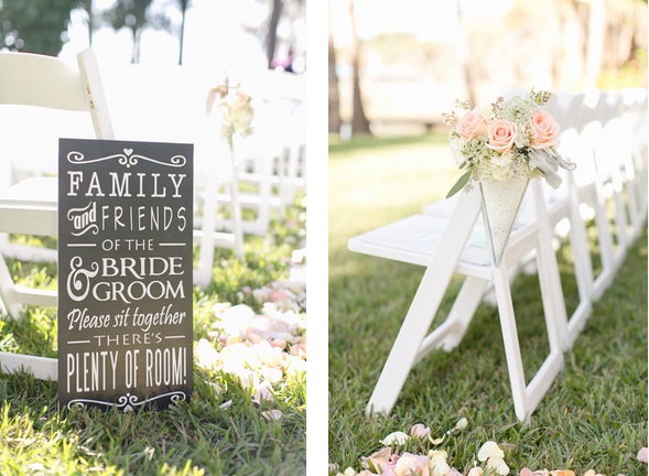 White Resin Chairs, Outdoor Wedding, Amalie Orrange Photography, A Chair Affair Event Rentals