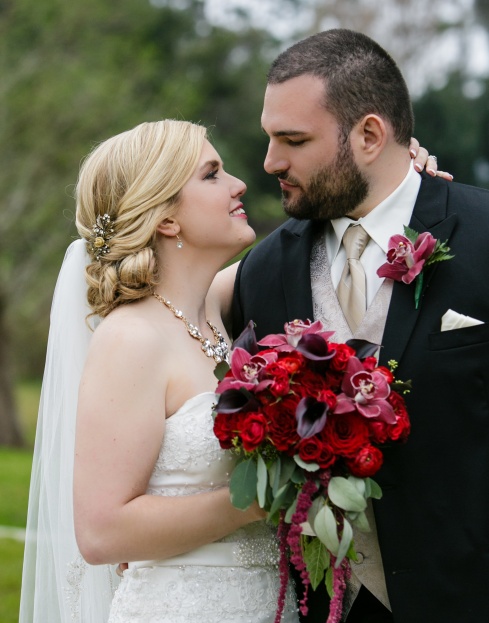 Lake Mary Events Center: Chelsea and Nathan's Red and Gold Wedding - A ...