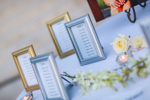 Guest Table Numbers, Isleworth Country Club, Castaldo Studios, A Chair Affair Event Rentals