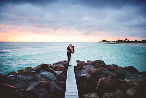 Tradewinds Island Resort Beach Wedding - A Chair Affair, Inc.