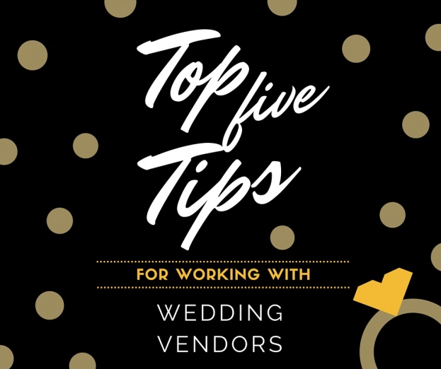 Top 5 Tips for Working with Wedding Vendors - A Chair Affair, Inc.