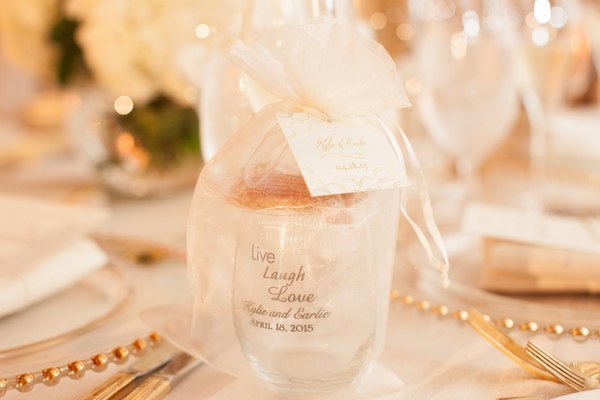 engraved glass wedding favors