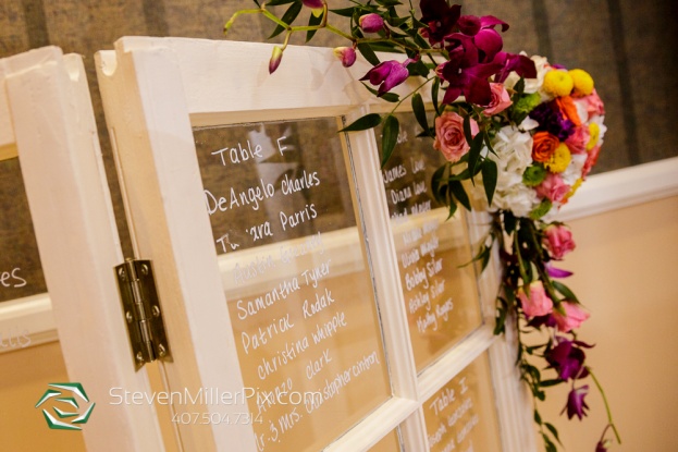 rustic wedding glass door seating chart