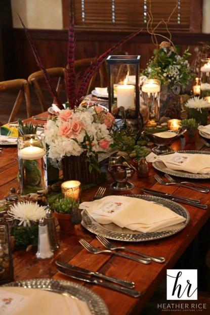 woodland themed baby shower rustic farm table