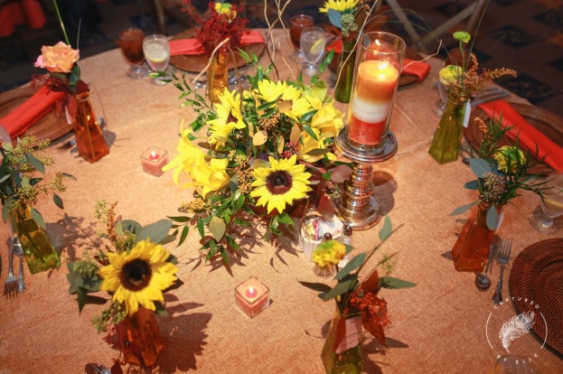 ABC Sunflower Centerpiece