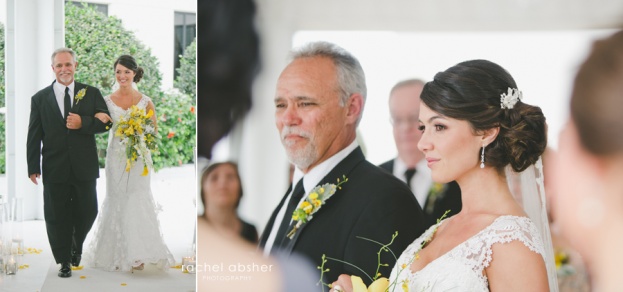 Bride and father