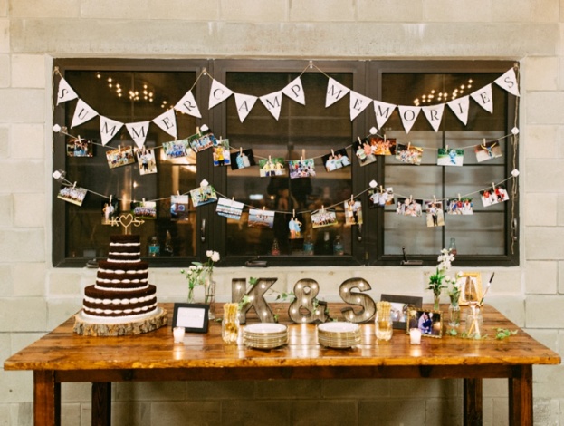 Camp Wedding, Dessert Table