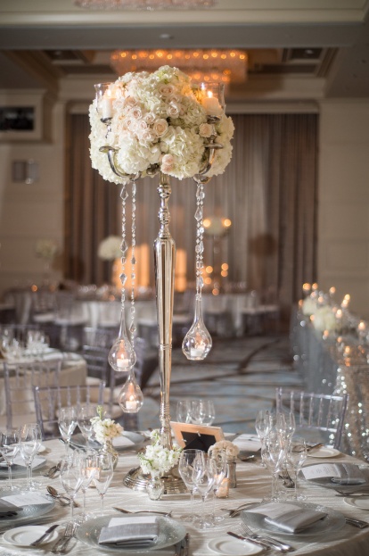 Silver Wedding Decor