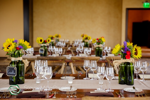 Sunflower Centerpieces