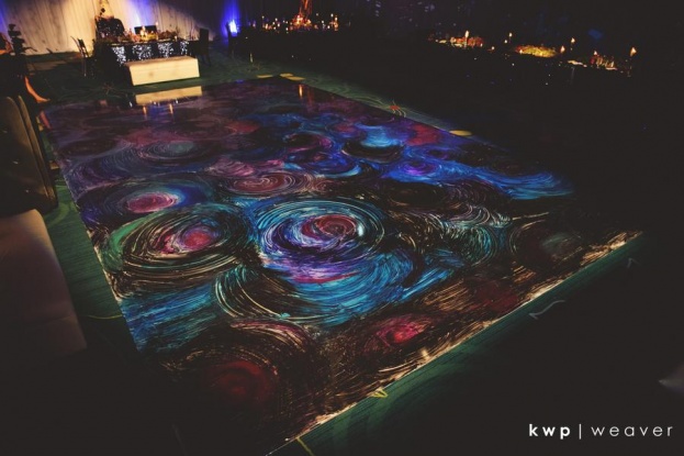 colorful dance floor