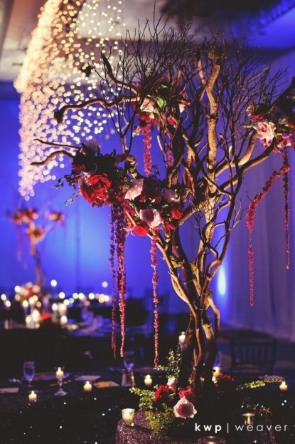 floral tree centerpiece