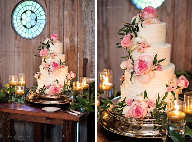 McKee Botanical Wedding Cake