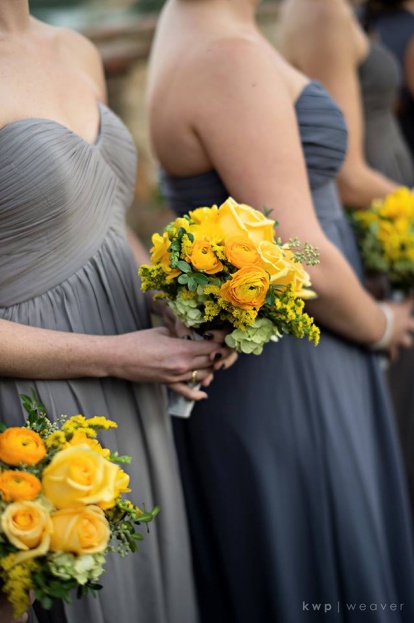 Yellow Bridesmaid Bouquet