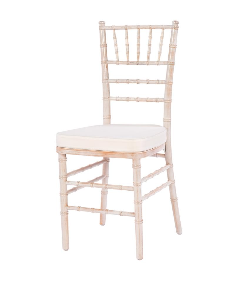 Whitewashed Chiavari Chair - A Chair Affair, Inc.