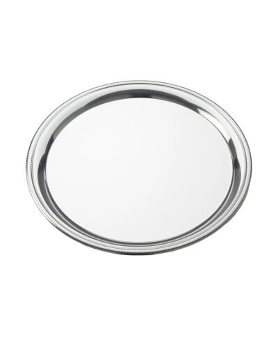 18 inch round stainless steel tray