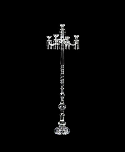 65 inch Crystal Candelabra with 5th Candle