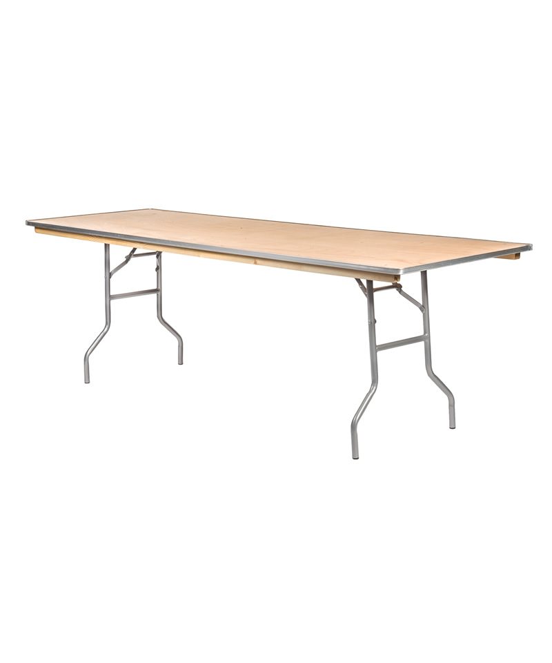 8 X30 Rectangular Banquet Tables A, How Long Is A Banquet Table That Seats 8