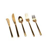 Brushed Gold Flatware A Chair Affair