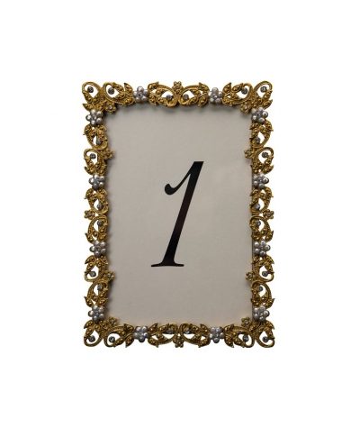 Flazen Gold Table Number – A Chair Affair