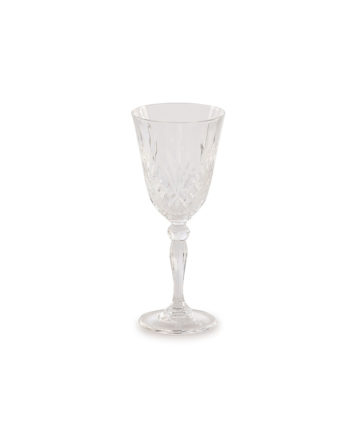Grace Etched White Wine Glass - A Chair Affair Rentals