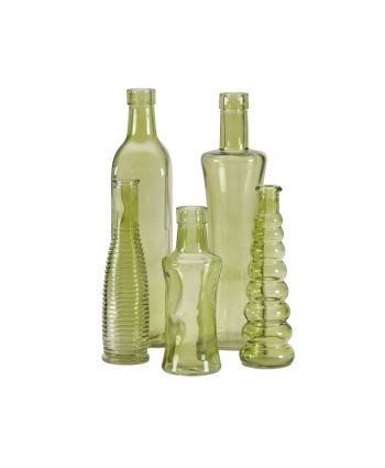 Green Glass Vases - A Chair Affair