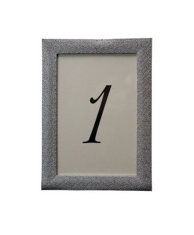 More Sparkle Silver Table Number – A Chair Affair