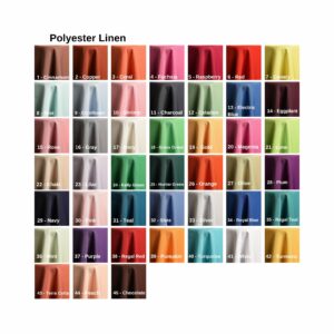Polyester Linen colors 2 - A Chair Affair