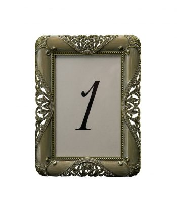 Rocco Bronze Gold Table Number - A Chair Affair