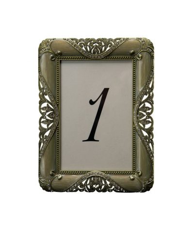 Rocco Bronze Gold Table Number – A Chair Affair